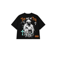 Camiseta Crop Top Boy Negro