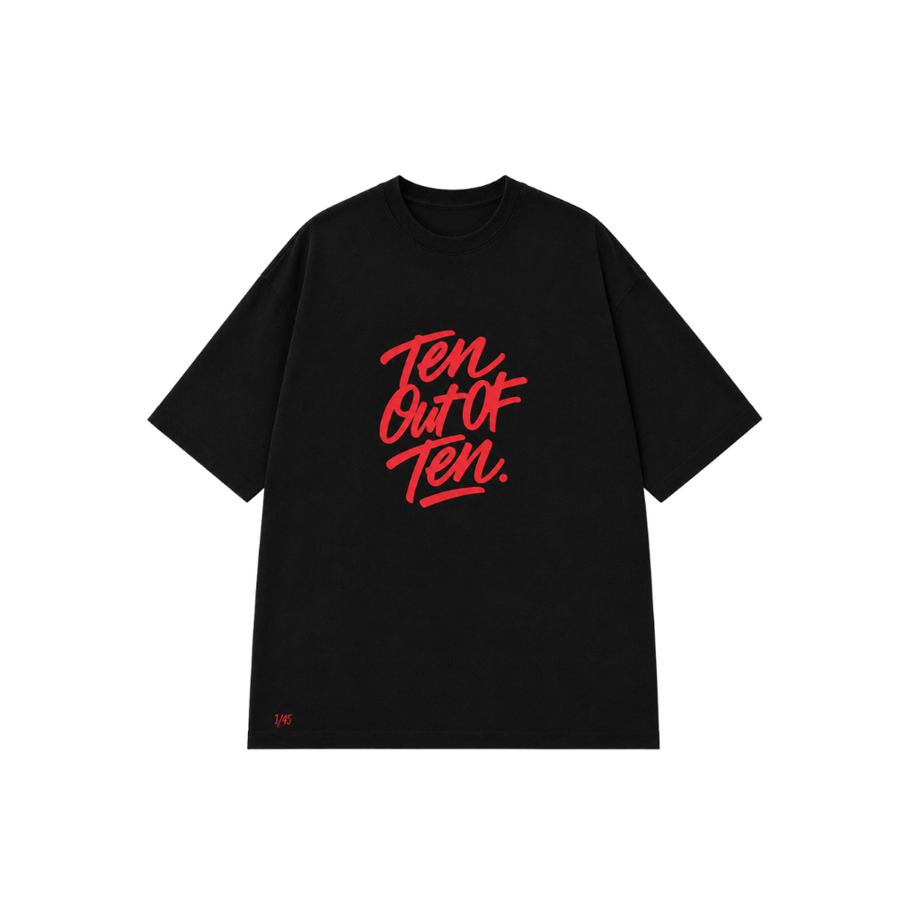 Camiseta Over Sombrío Negro