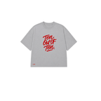 Camiseta Crop Sombrío Gris