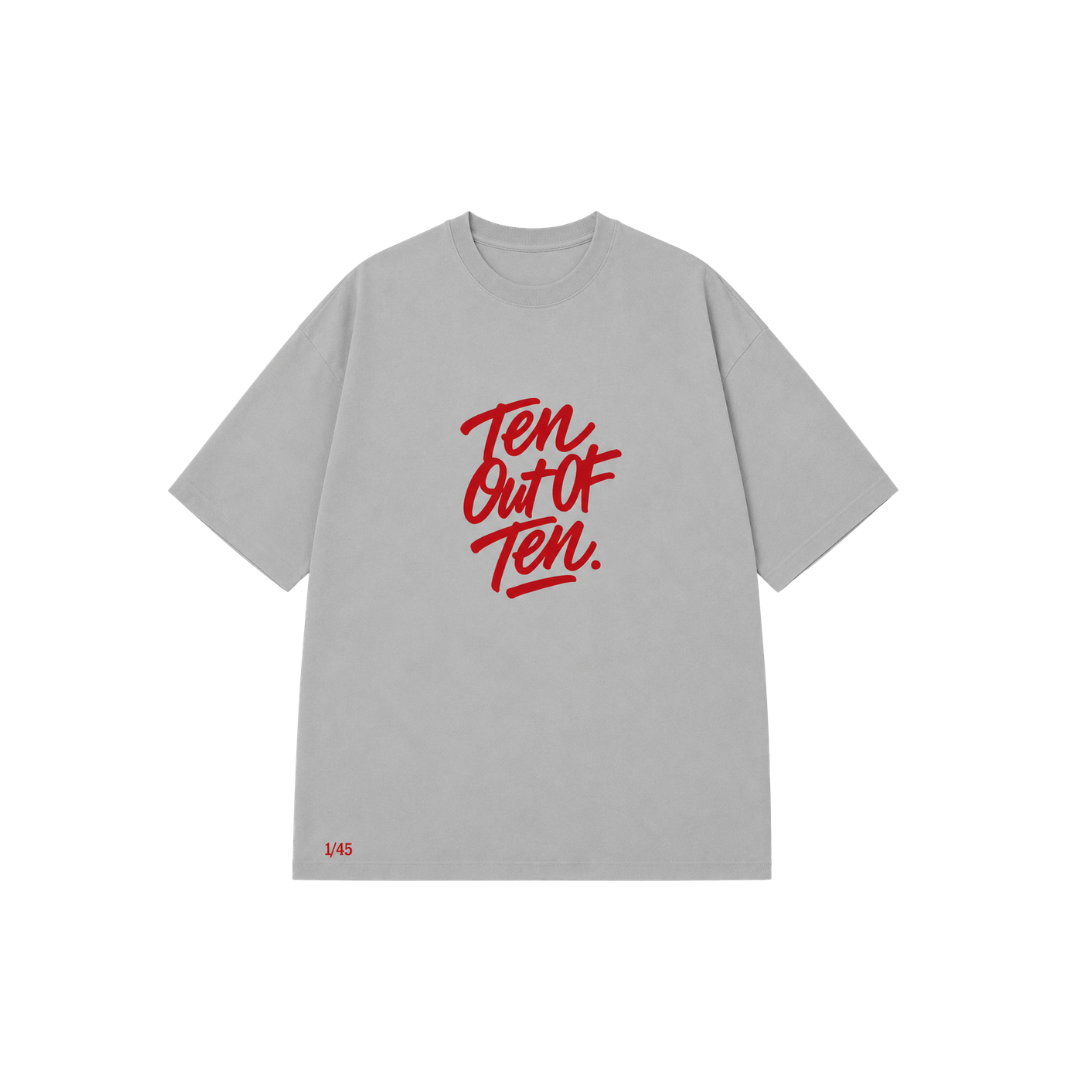 Camiseta Over Sombrío Gris