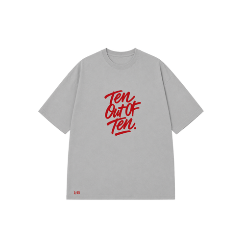 Camiseta Over Sombrío Gris