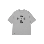 Camiseta Oversize Top Boy - Gris