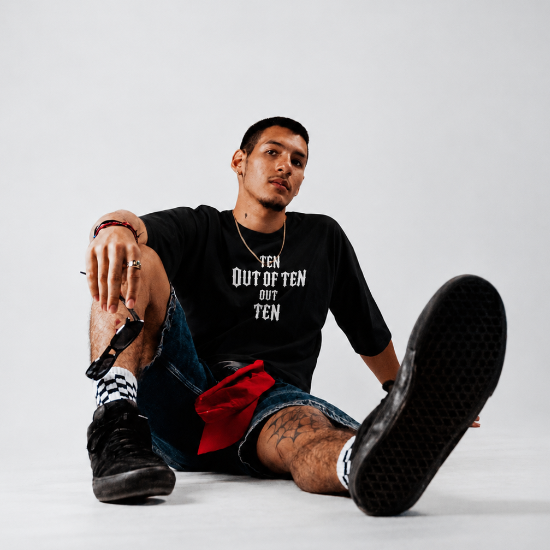 Camiseta Over Top Boy Negro