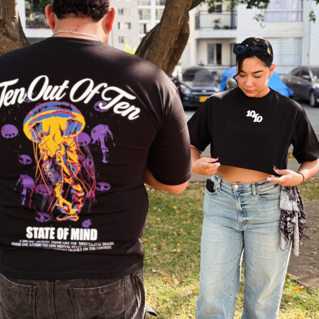 Camiseta Crop Medusa