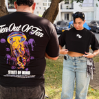 Camiseta Crop Medusa