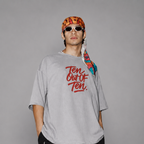 Camiseta Over Sombrío Gris