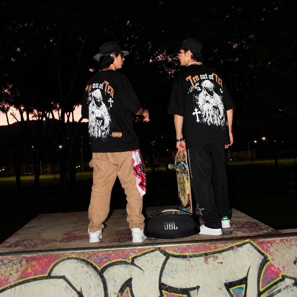 Camiseta Over Top Boy negro