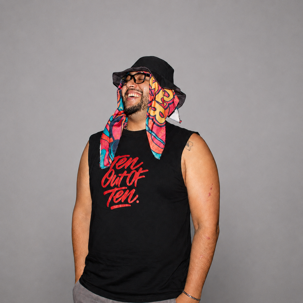 Camiseta Tank Sombrío Negro